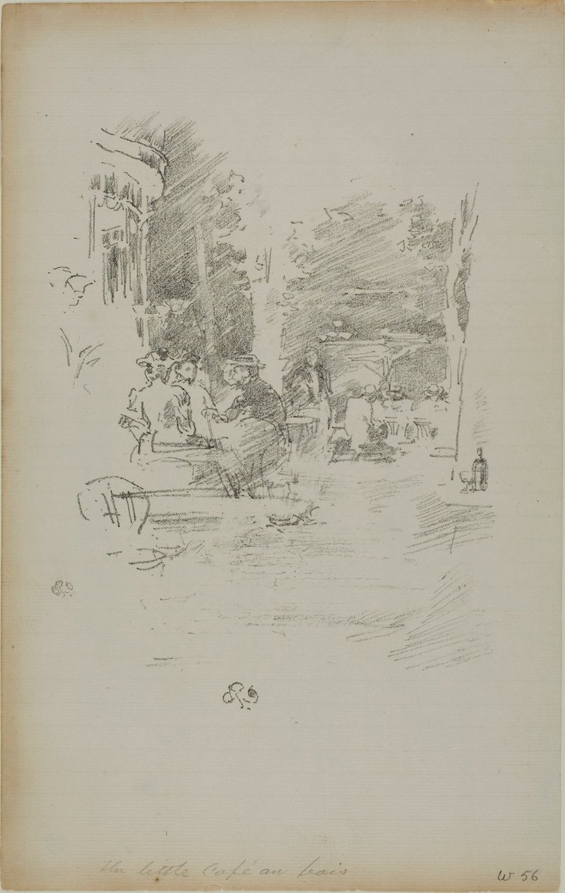 Küçük Kafe au Bois by James Abbott McNeill Whistler