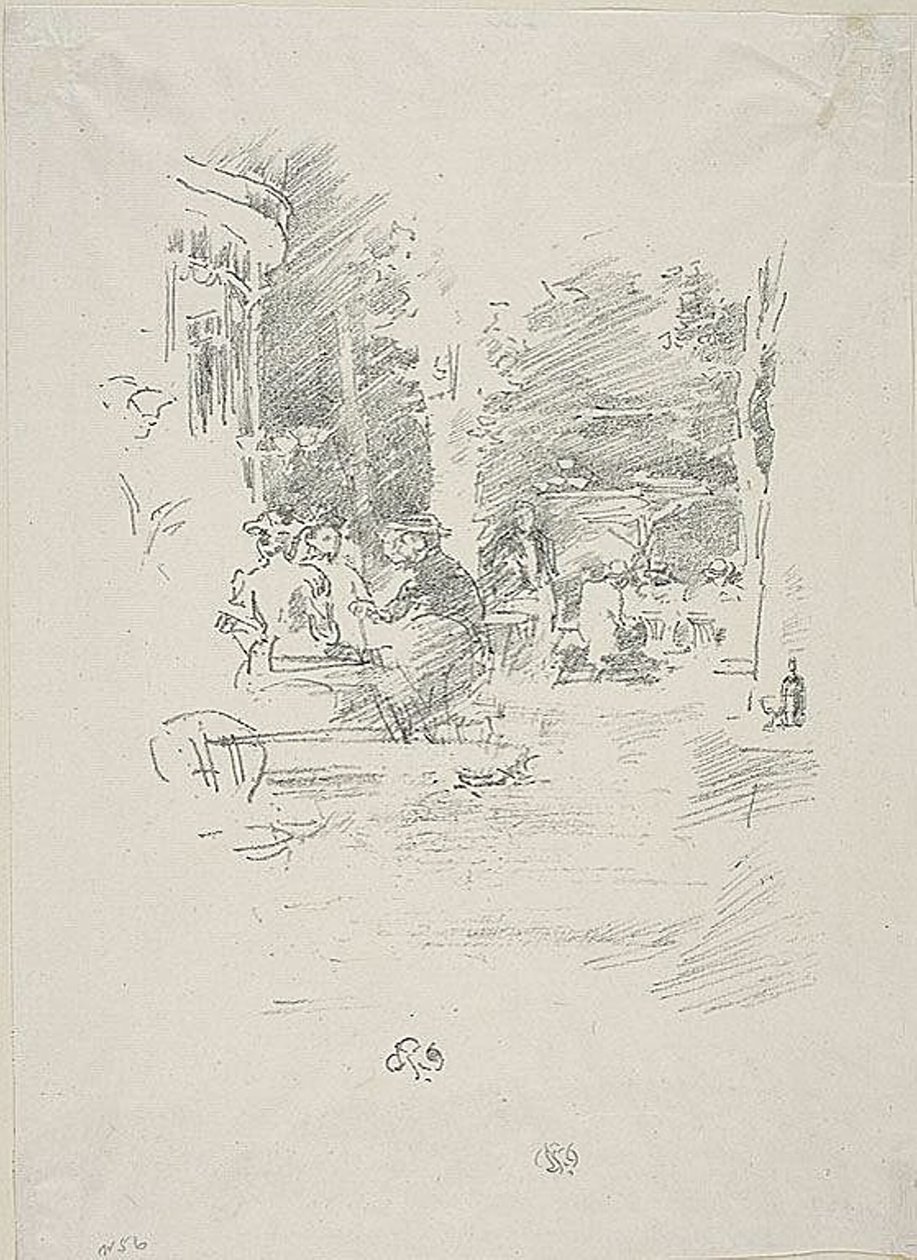 Küçük Kafe au Bois by James Abbott McNeill Whistler