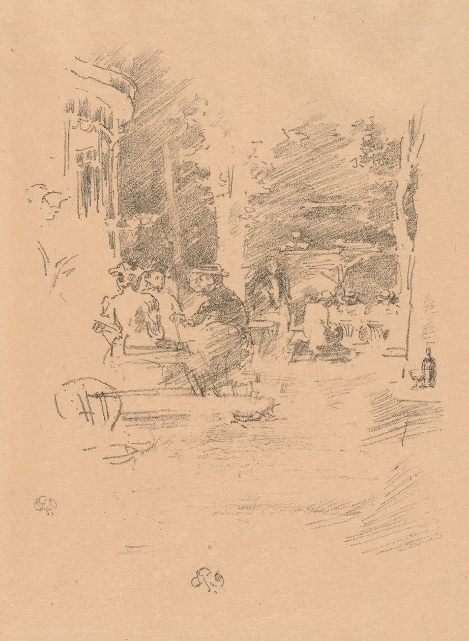 Küçük Kafe au Bois by James Abbott McNeill Whistler