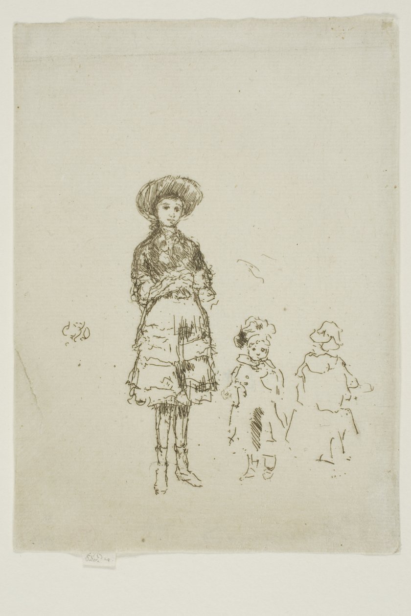 Küçük Hemşire, Grays Inn by James Abbott McNeill Whistler