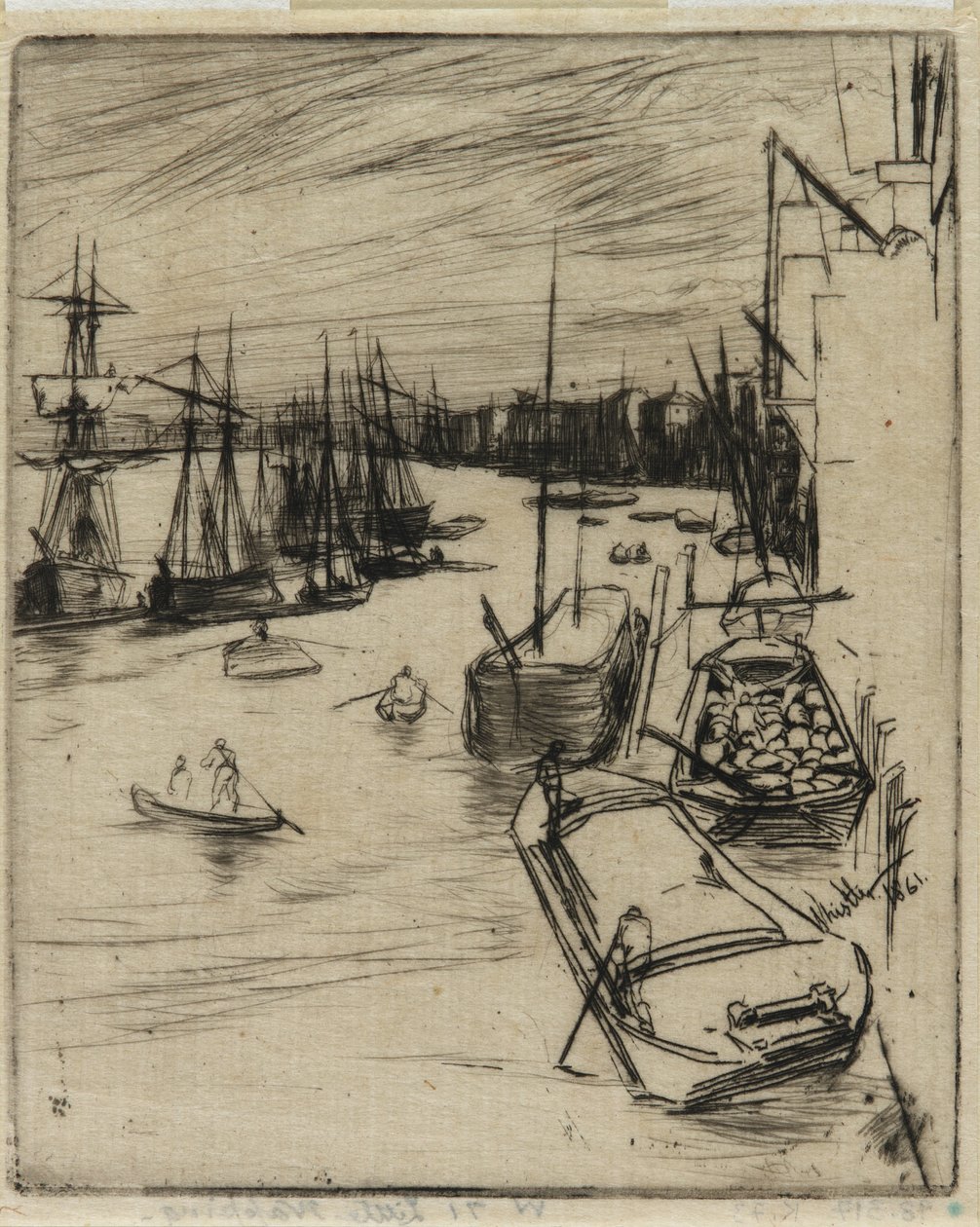 Küçük Rotherhithe by James Abbott McNeill Whistler