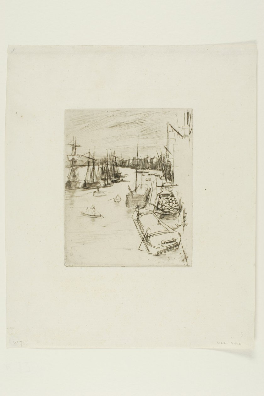 Küçük Rotherhithe by James Abbott McNeill Whistler