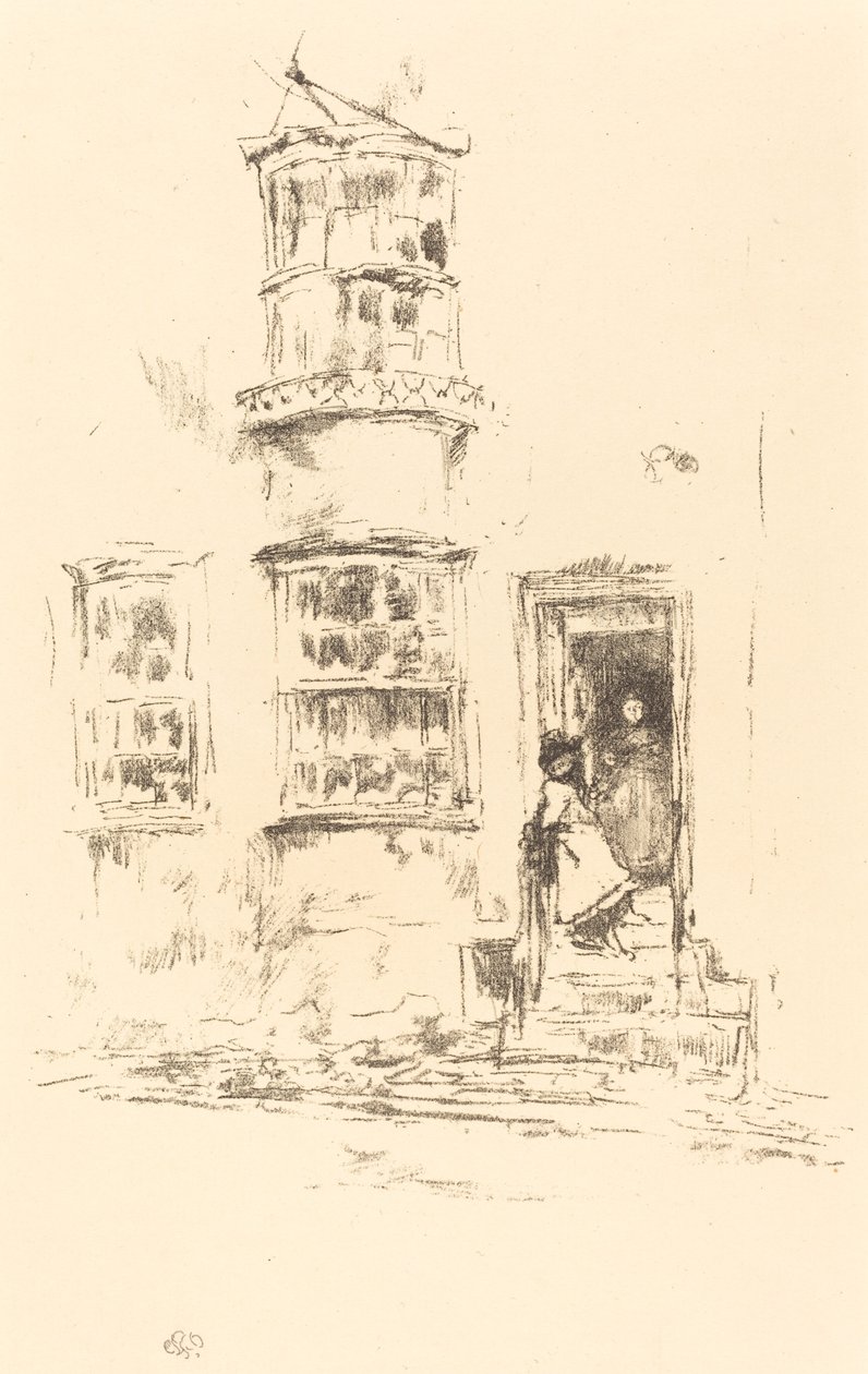 Küçük Adımlar, Lyme Regis by James Abbott McNeill Whistler