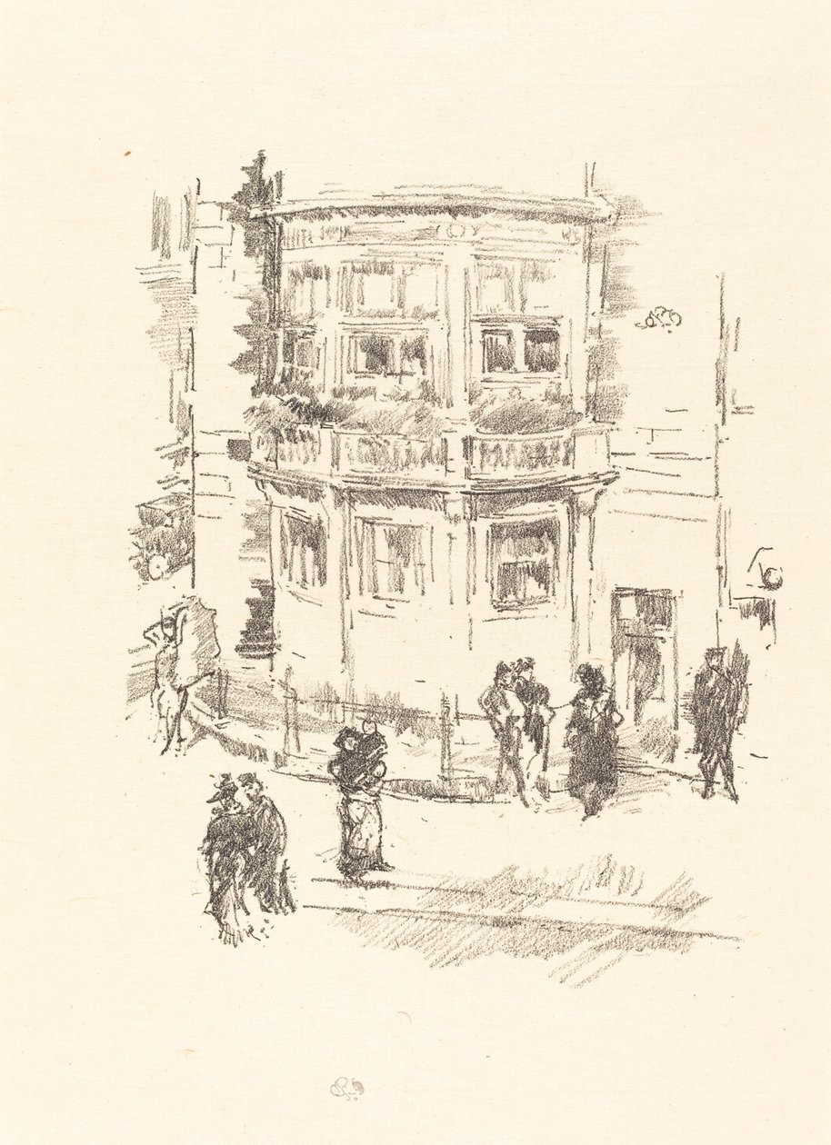 Yöneticinin Penceresi, Gaiety Tiyatrosu by James Abbott McNeill Whistler