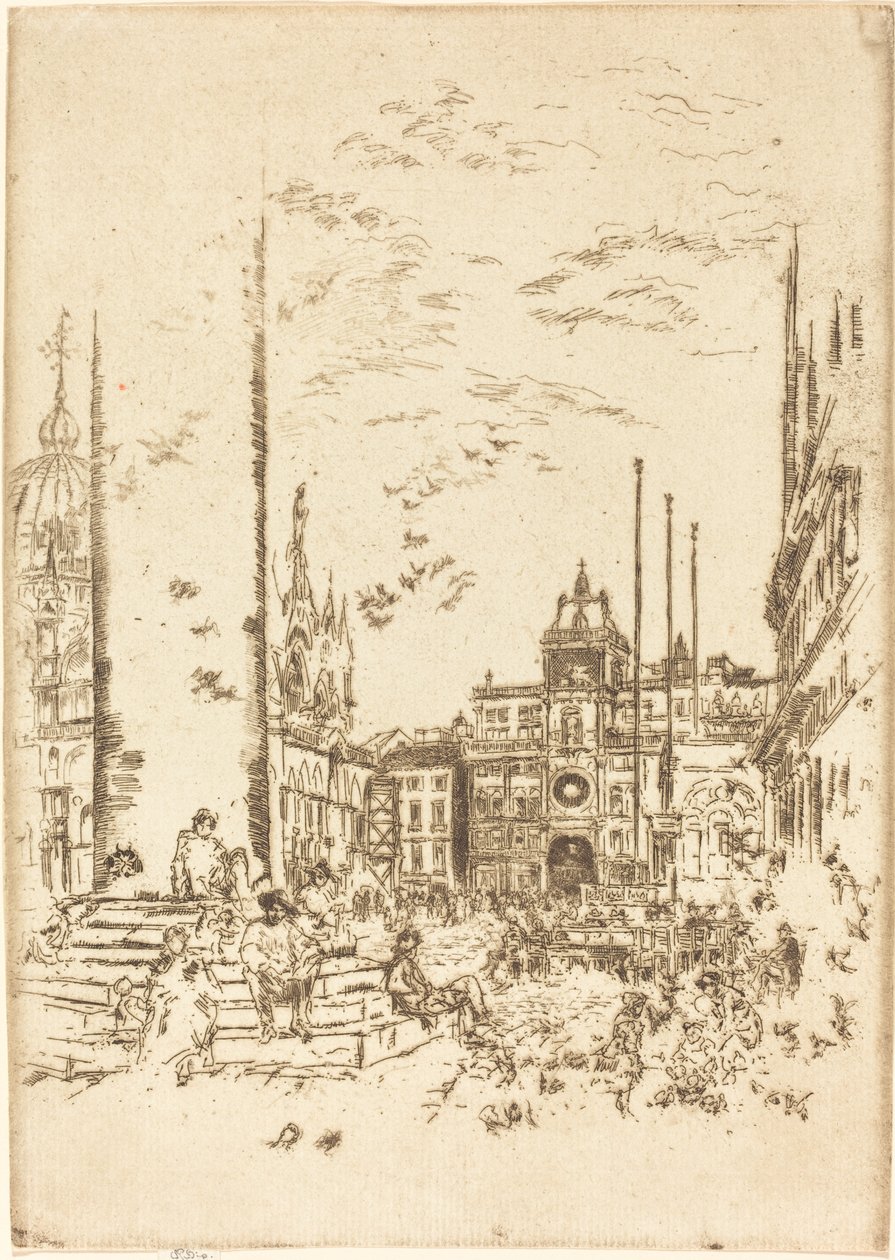 Piazzetta by James Abbott McNeill Whistler