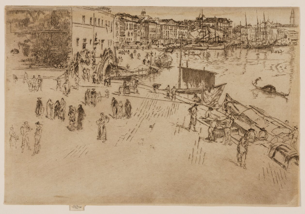 Riva by James Abbott McNeill Whistler