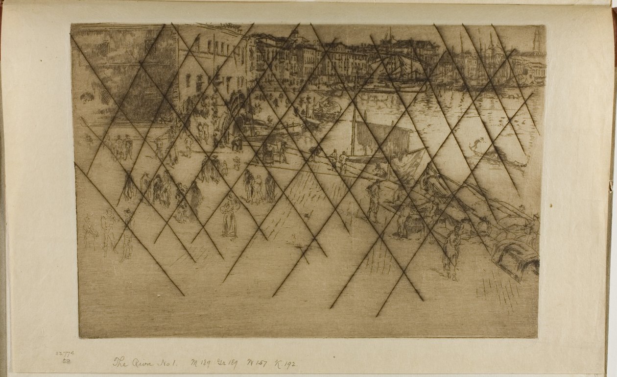 Riva by James Abbott McNeill Whistler