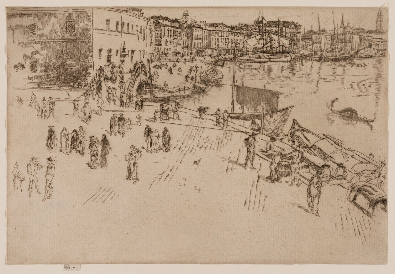 Riva by James Abbott McNeill Whistler