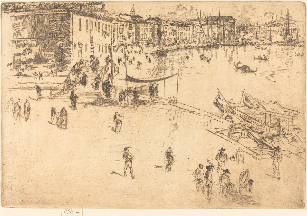 Riva, No.II by James Abbott McNeill Whistler