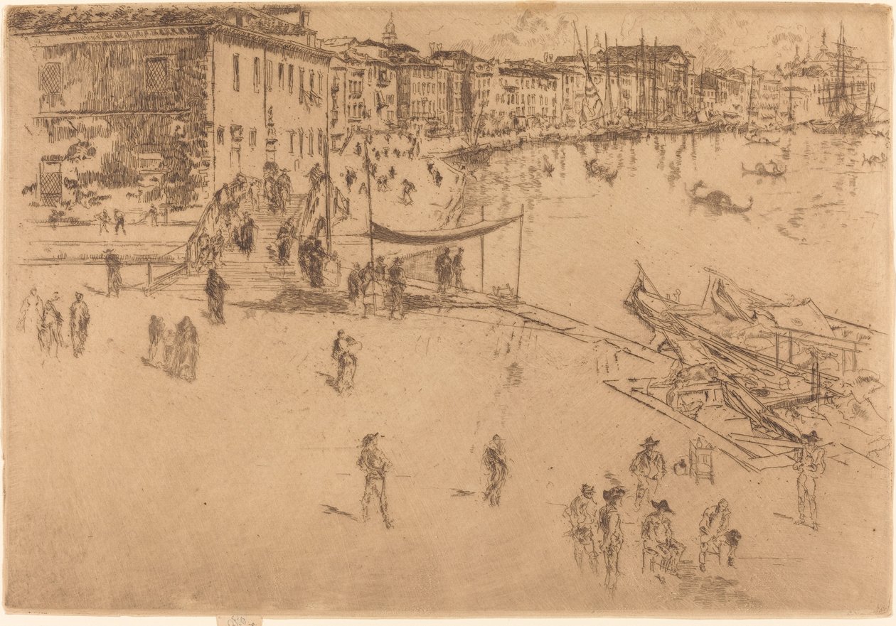 Riva, No.II by James Abbott McNeill Whistler