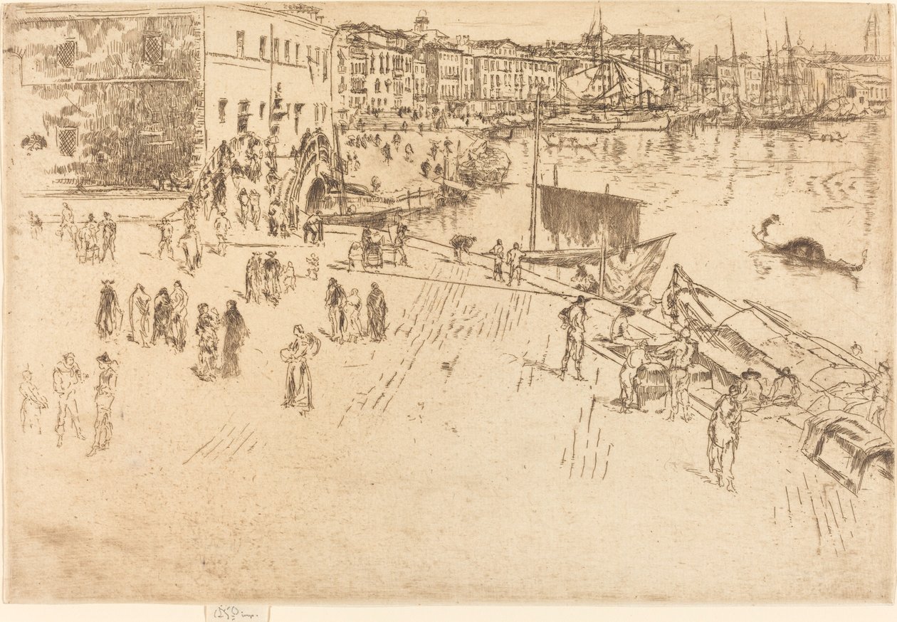 Riva, No.I by James Abbott McNeill Whistler