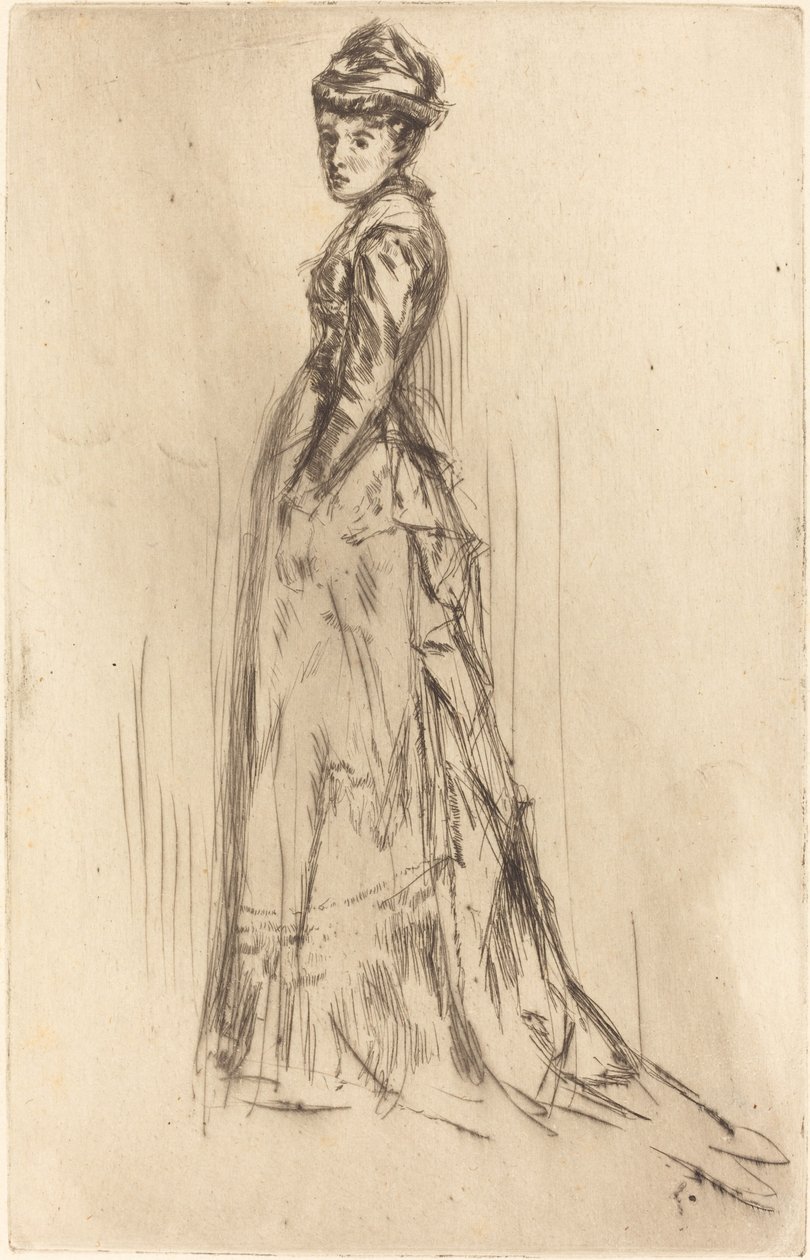 İpek Elbise by James Abbott McNeill Whistler