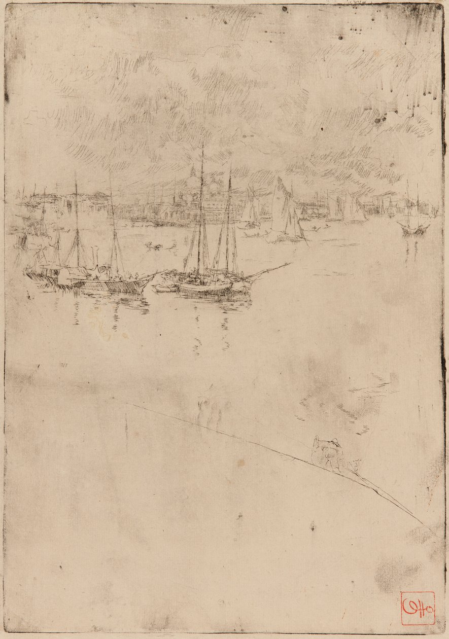 Vapur, Venedik by James Abbott McNeill Whistler