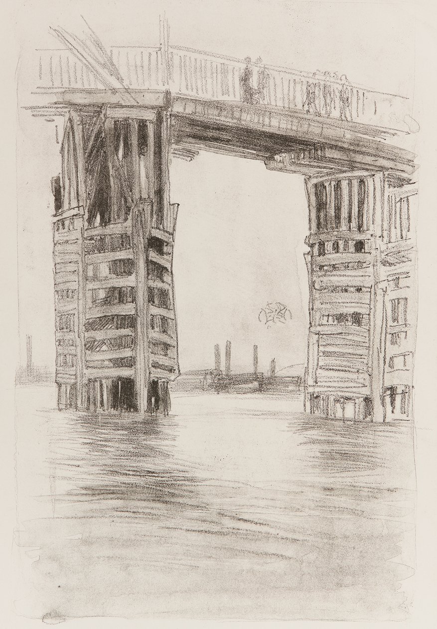 Uzun Köprü by James Abbott McNeill Whistler