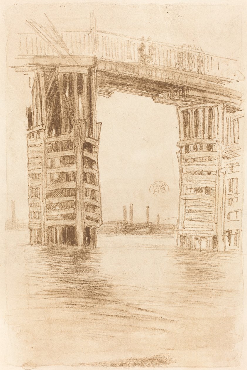Uzun Köprü by James Abbott McNeill Whistler