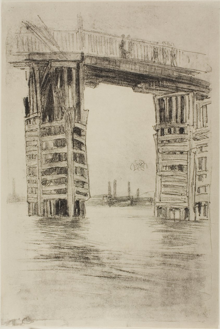Uzun Köprü by James Abbott McNeill Whistler