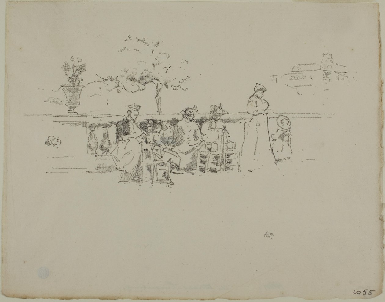Teras, Lüksemburg by James Abbott McNeill Whistler