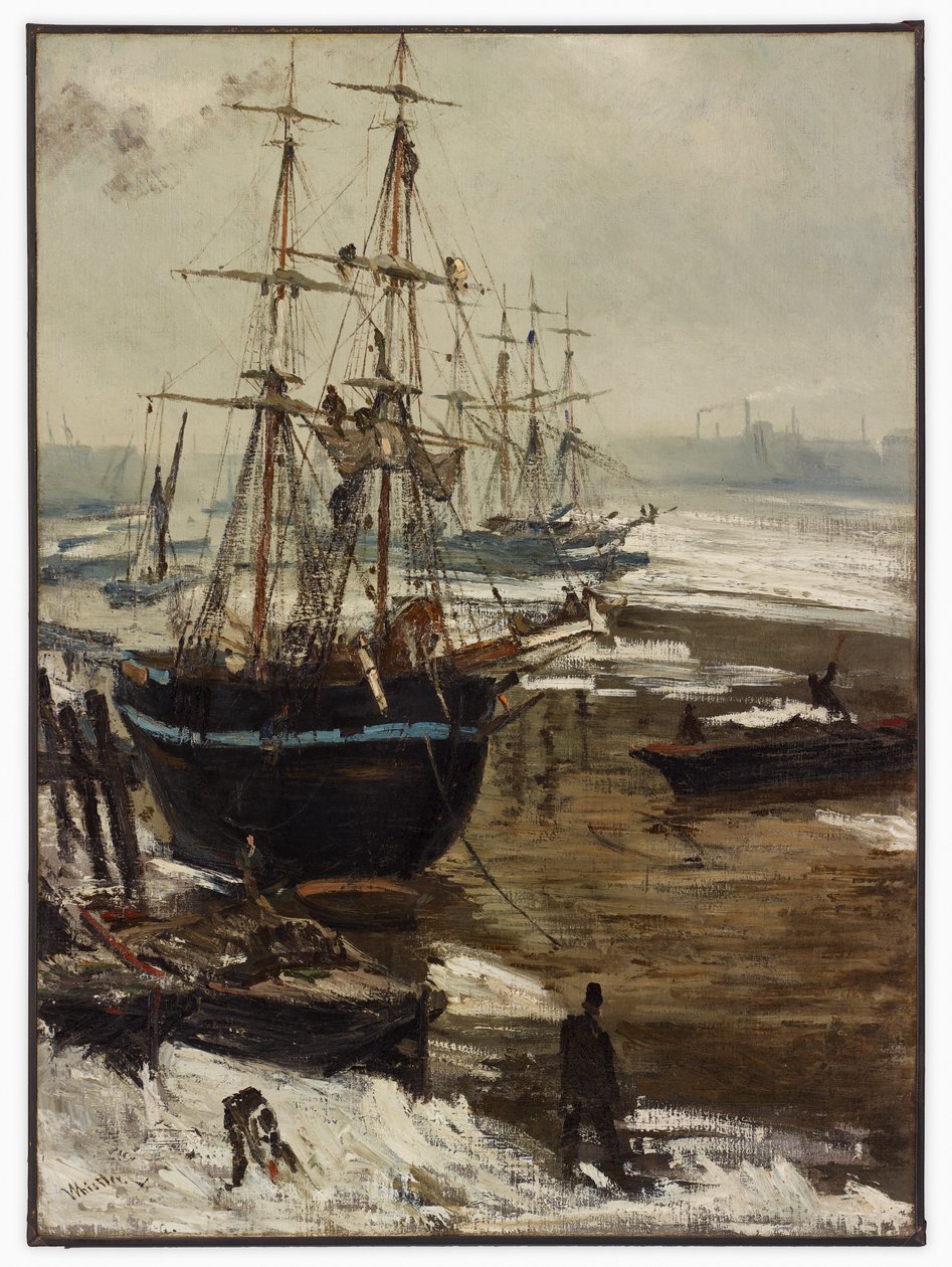 Buzdaki Thames by James Abbott McNeill Whistler