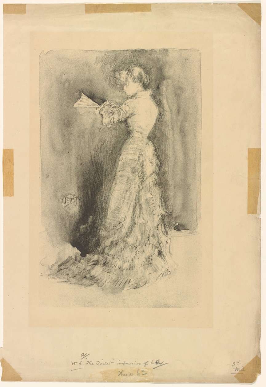 Tuvalet by James Abbott McNeill Whistler