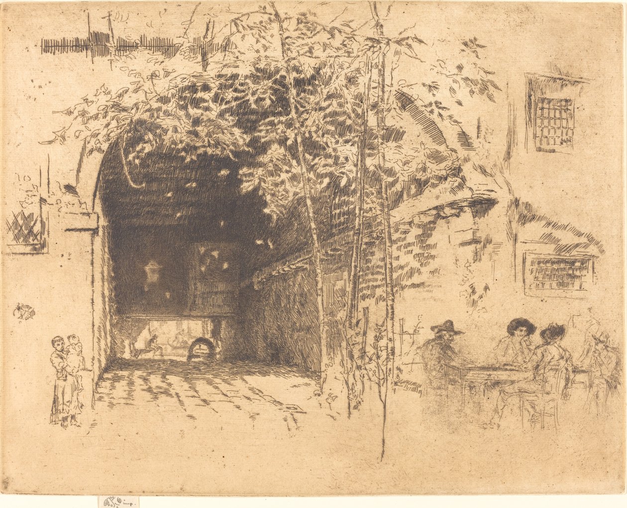 Feribot, No.II by James Abbott McNeill Whistler
