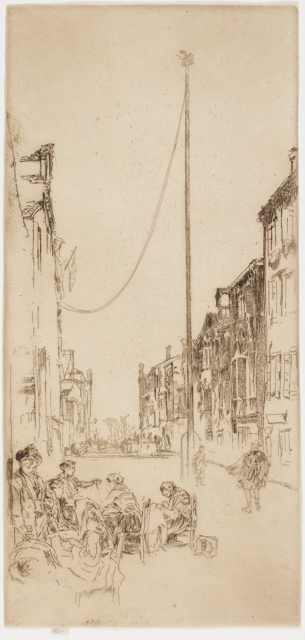 Venedik direği by James Abbott McNeill Whistler