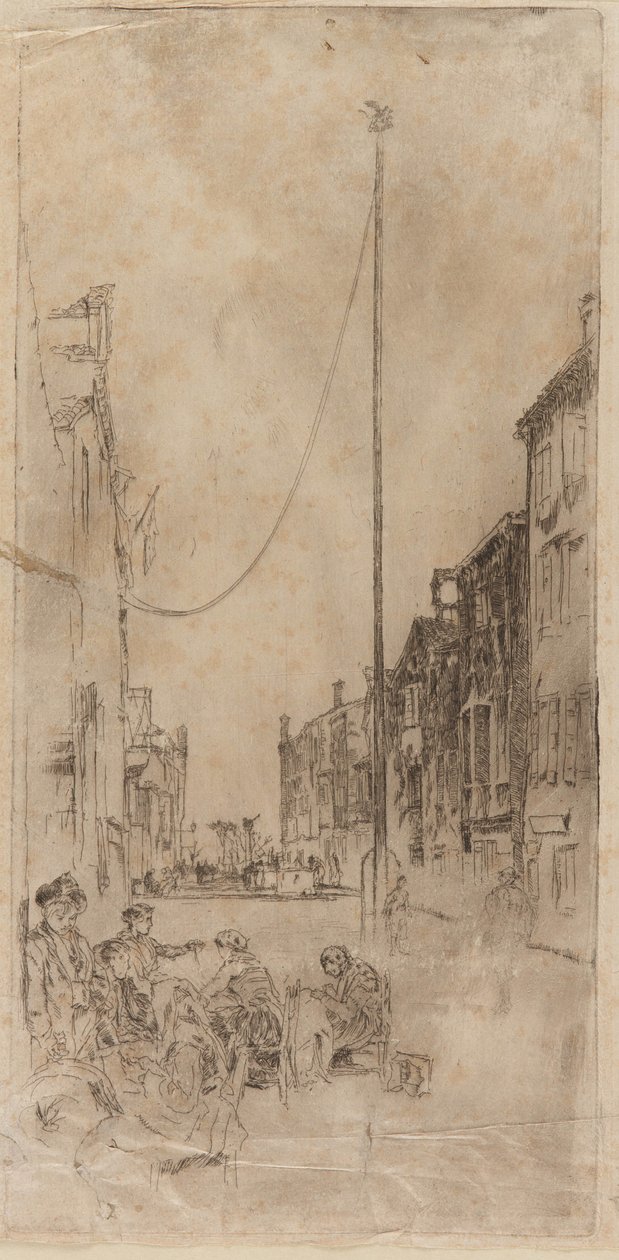 Venedik direği by James Abbott McNeill Whistler