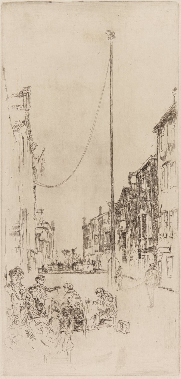 Venedik direği by James Abbott McNeill Whistler