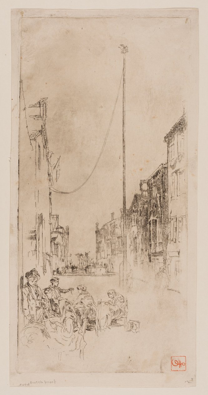 Venedik direği by James Abbott McNeill Whistler