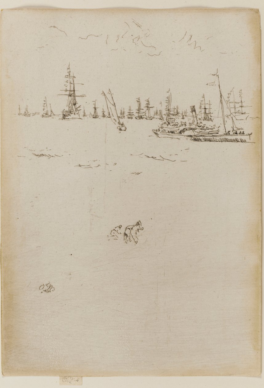 Ziyaretçi Teknesi by James Abbott McNeill Whistler