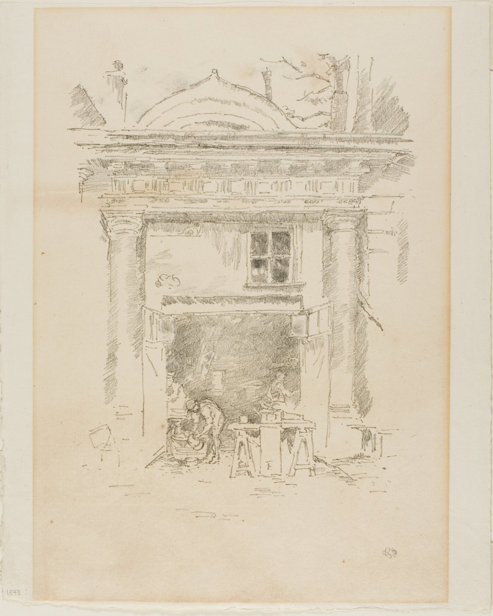 Whitesmiths, Impasse des Carmelites by James Abbott McNeill Whistler