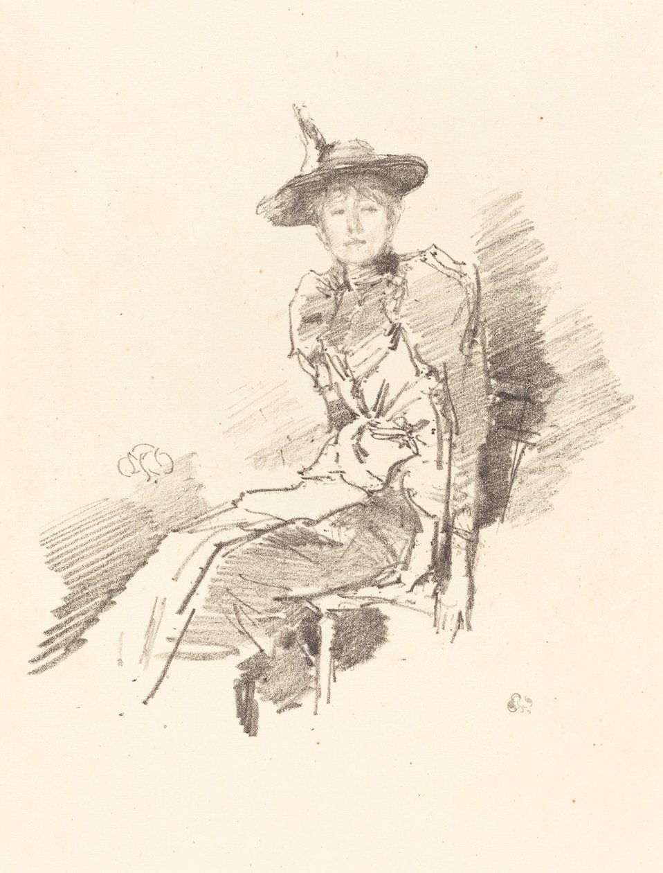 kanatlı şapka by James Abbott McNeill Whistler