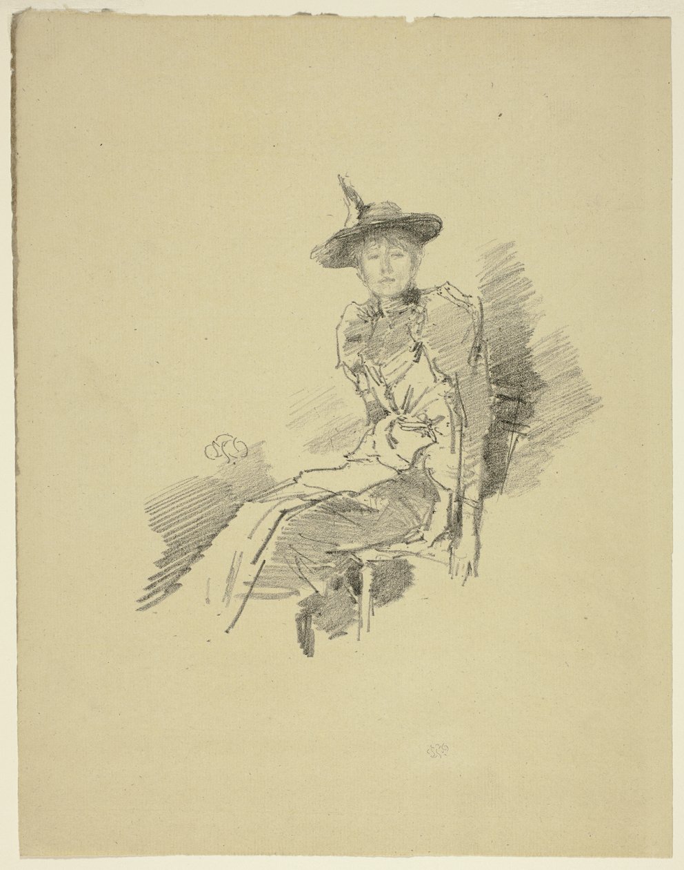 kanatlı şapka by James Abbott McNeill Whistler
