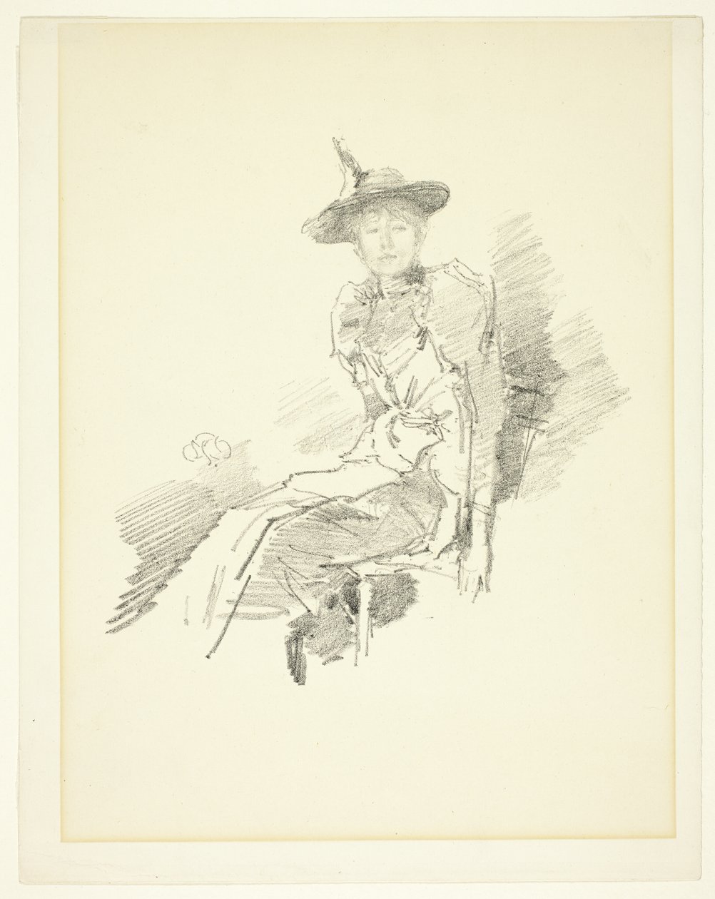 kanatlı şapka by James Abbott McNeill Whistler