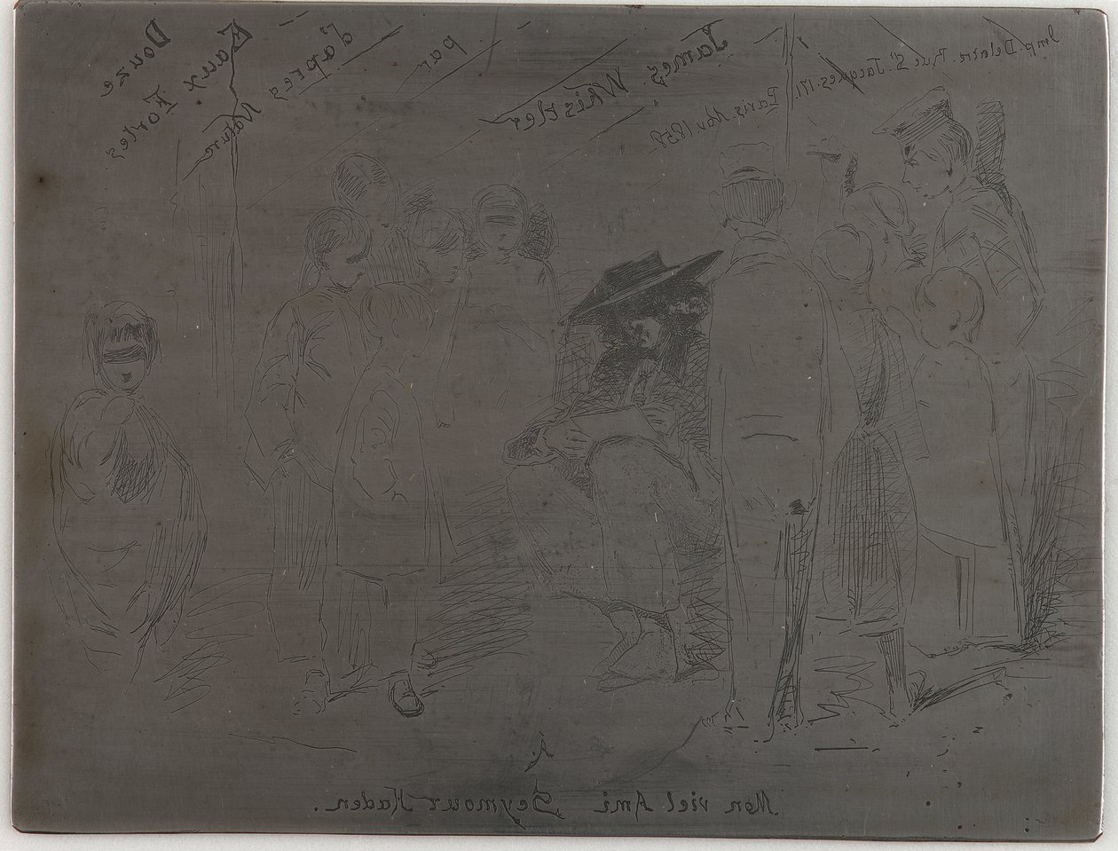 Fransız Setine Başlık by James Abbott McNeill Whistler