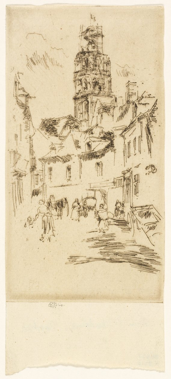 Aziz Antoine Kulesi, Loches by James Abbott McNeill Whistler