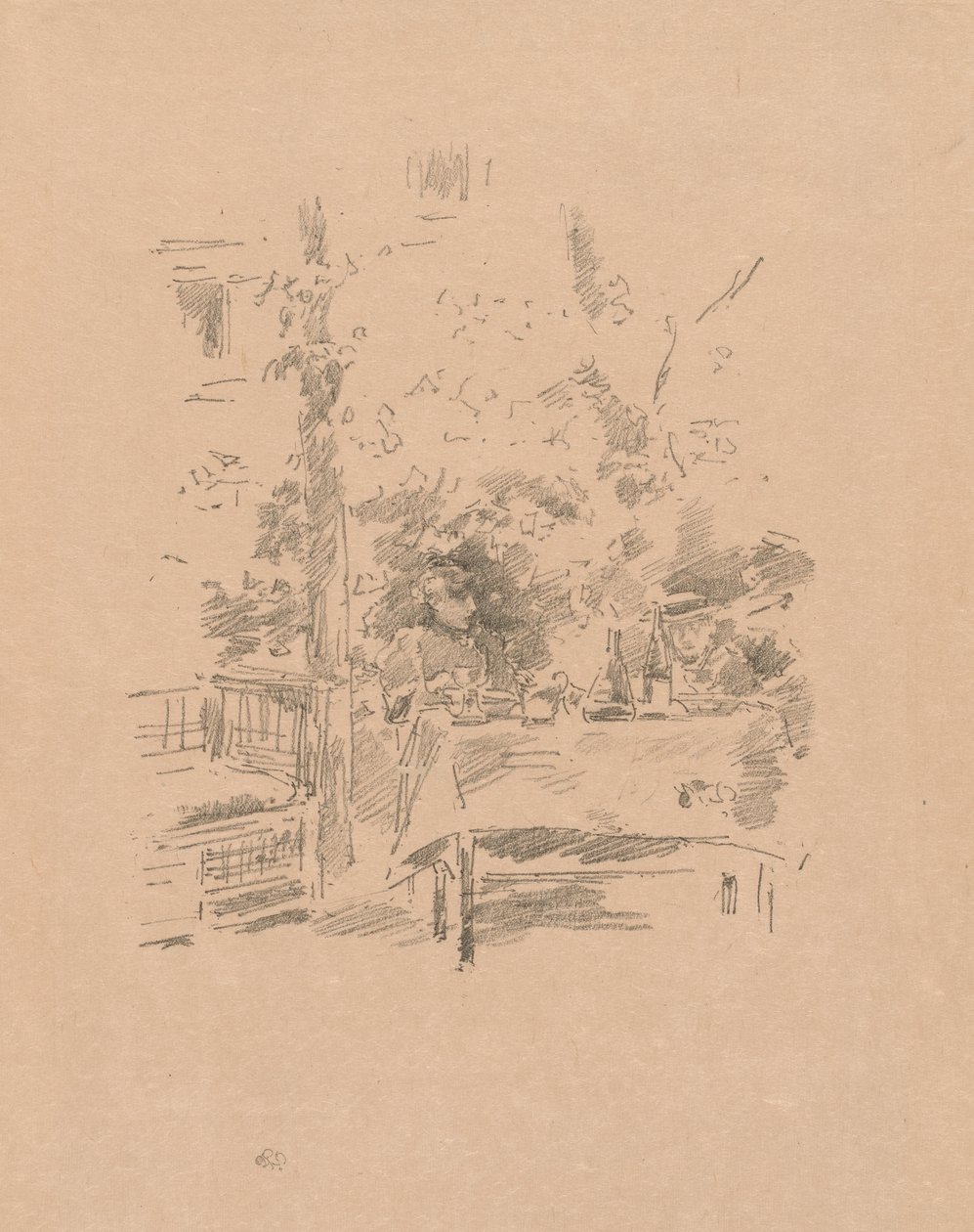 Bahçede bire bir by James Abbott McNeill Whistler
