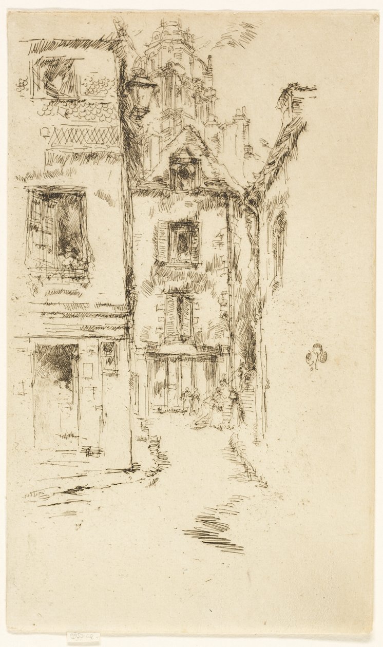Katedralin Altında, Blois by James Abbott McNeill Whistler