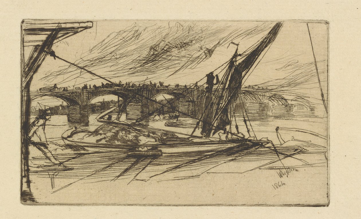 Opel Köprüsü by James Abbott McNeill Whistler