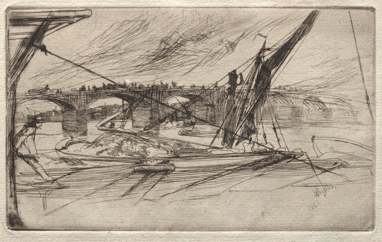 Vauxhall Köprüsü by James McNeill Whistler