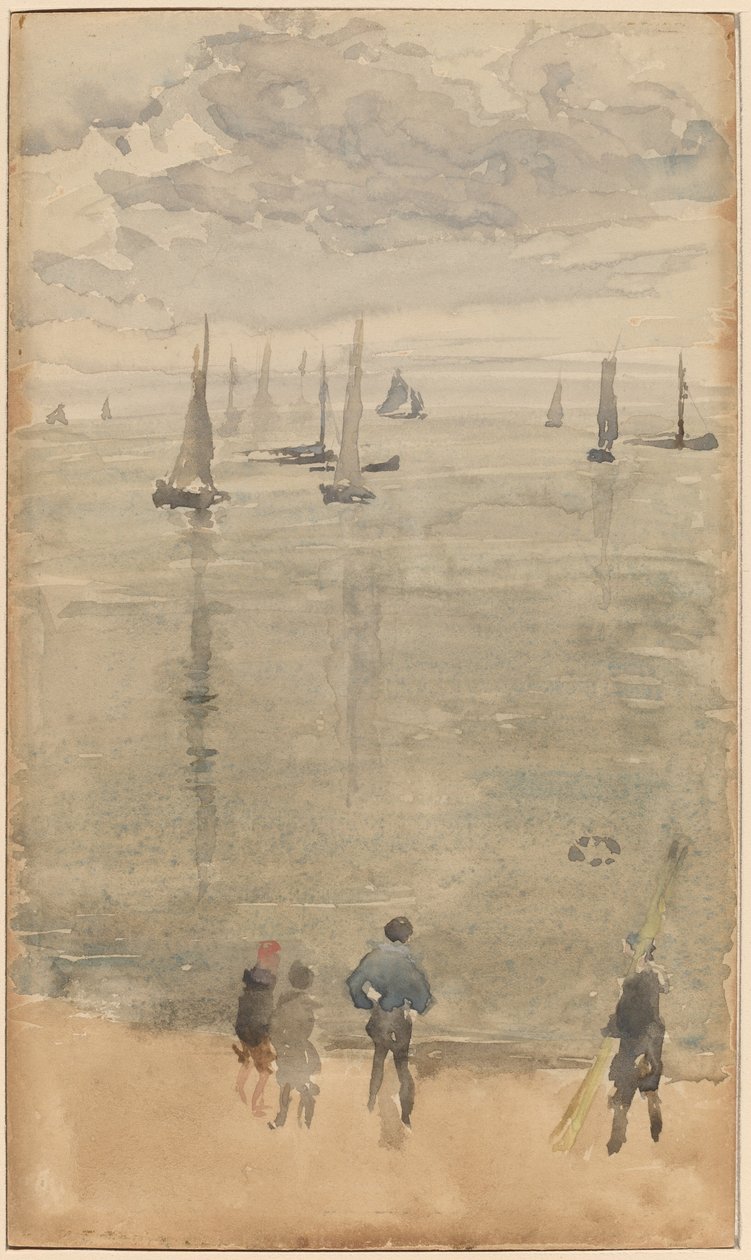 Violet [Not?]...Balıkçı Teknelerinin Dönüşü by James Abbott McNeill Whistler
