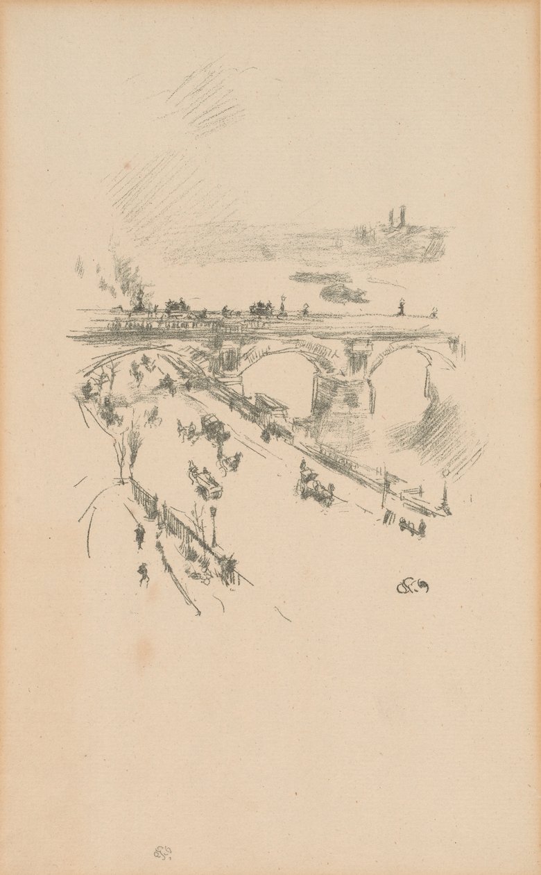 Waterloo Köprüsü by James Abbott McNeill Whistler