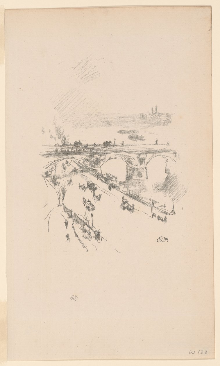 Waterloo Köprüsü by James Abbott McNeill Whistler