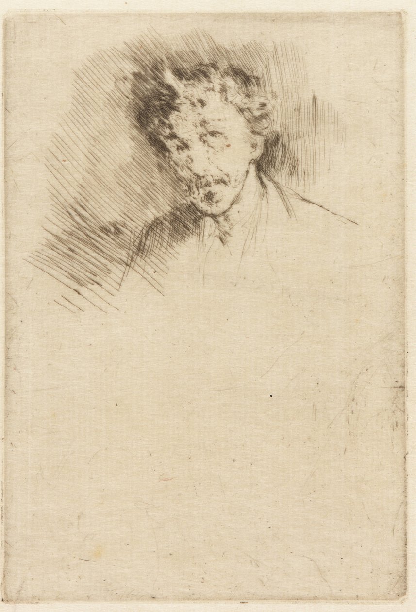 Beyaz Kilitli Whistler by James Abbott McNeill Whistler