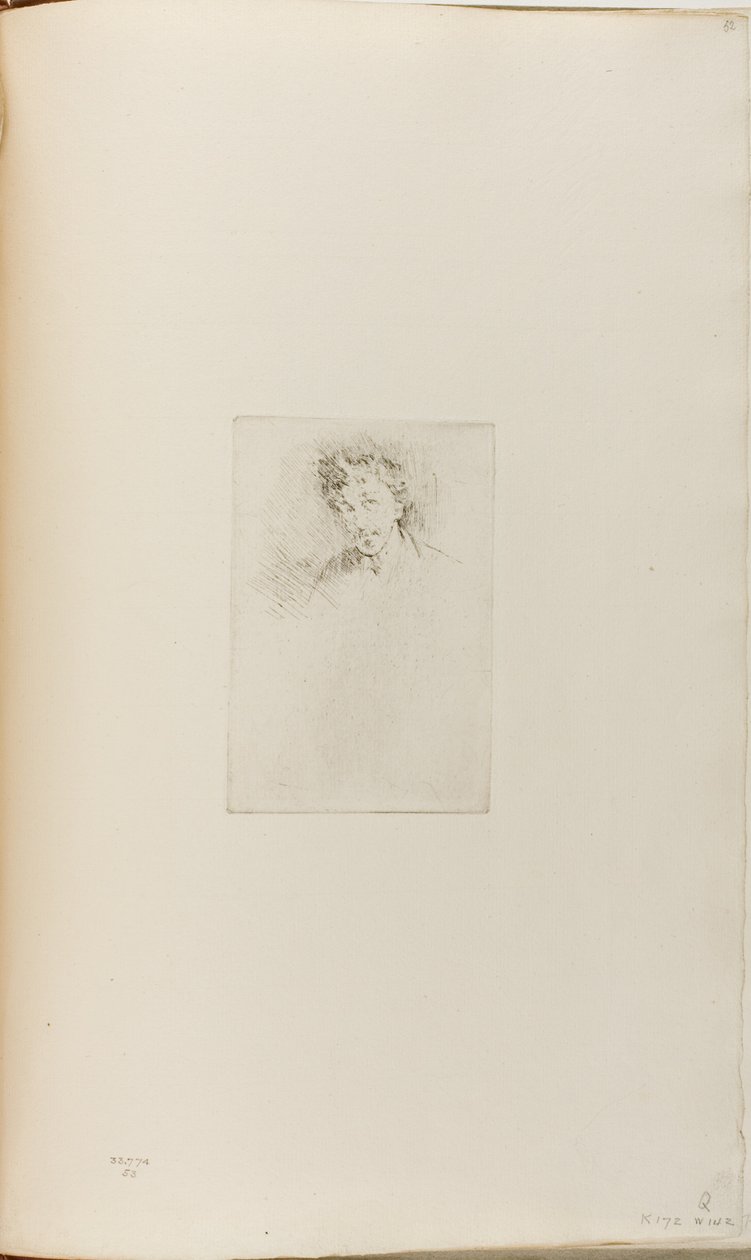 Beyaz Kilitli Whistler by James Abbott McNeill Whistler