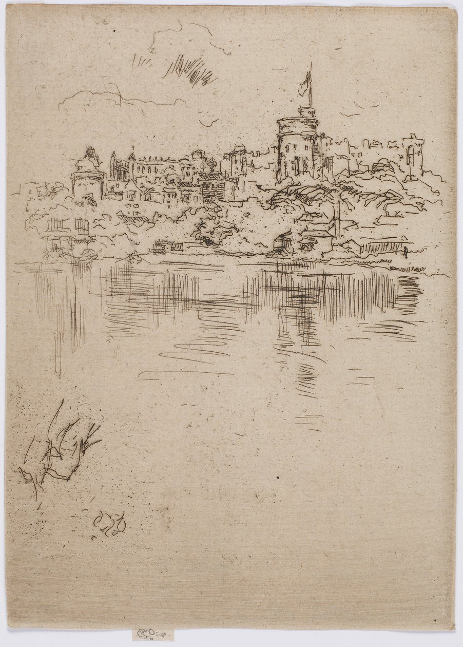 Windsor Kalesi by James Abbott McNeill Whistler