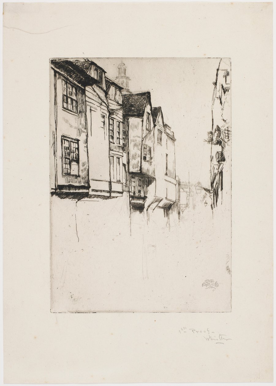 Wych Caddesi, Londra by James Abbott McNeill Whistler