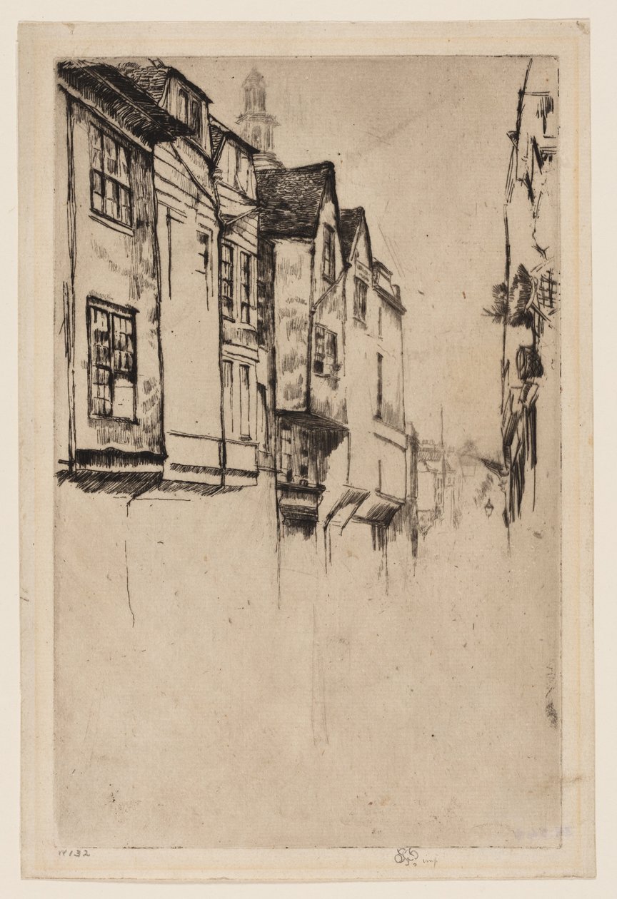 Wych Caddesi, Londra by James Abbott McNeill Whistler