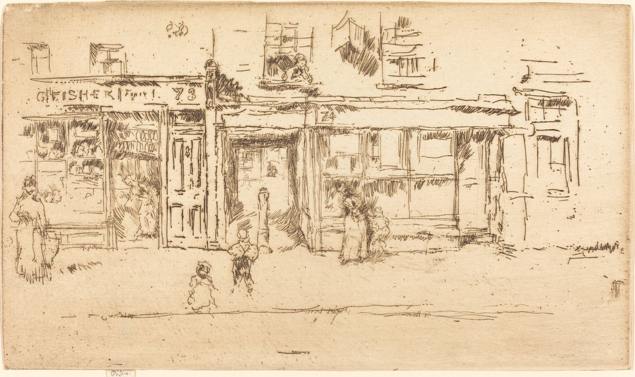 York Caddesi, Westminster by James Abbott McNeill Whistler