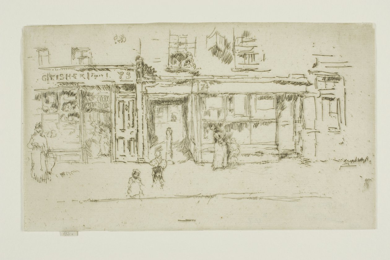 York Caddesi, Westminster by James Abbott McNeill Whistler