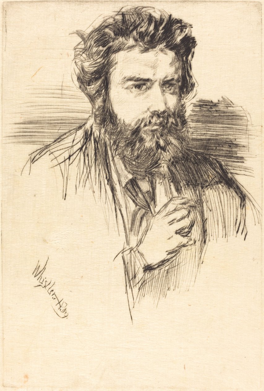 Z. Astruc, Sanatçı Editörü by James Abbott McNeill Whistler